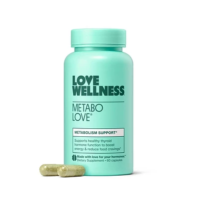 Love Wellness Metabolove For More Energy & Fewer Cravings Vegan Capsules - 60ct