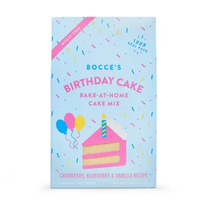 Bocces Bakery Birthday Cake Mix Adult Dog Treat - 9oz