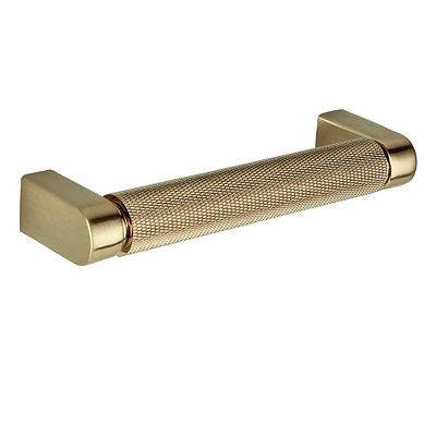 Sumner Street Home Hardware 10pk Kent Knurled 4 Satin Brass Pulls