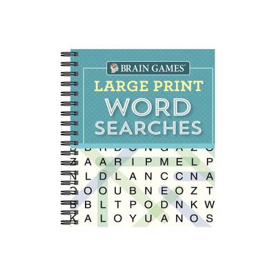 Brain Games - Large Print Sudoku Puzzles (Arrow) - (Brain Games Large  Print) by Publications International Ltd & Brain Games (Spiral Bound)