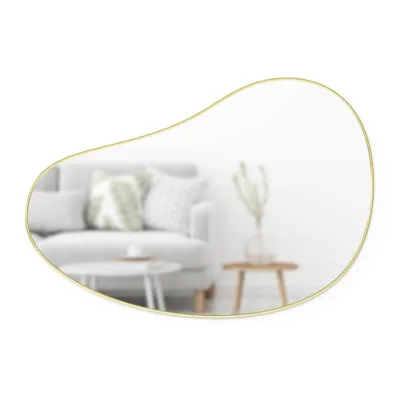 24 x 36 Hubba Pebble Mirror - Umbra: Modern Shape, Frame, Wall