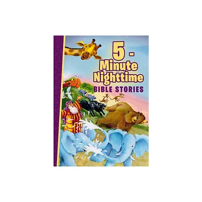 5-Minute Nighttime Bible Stories - by Thomas Nelson (Hardcover)