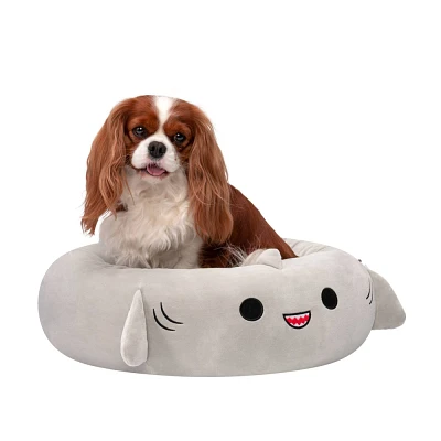 Squishmallows Gordon The Shark Cat and Dog Bolster Bed