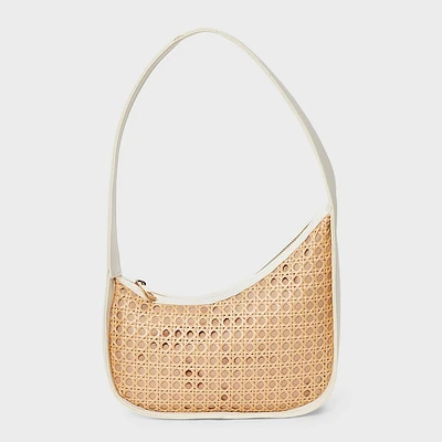 Straw Asymmetric Shoulder Bag - A New Day