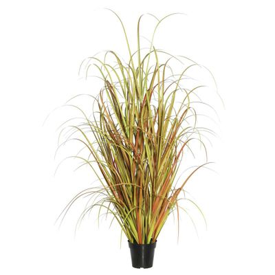 Vickerman Artificial Grass Plant (36) Brown: PVC Faux Pampas, Sheltered Outdoor Indoor Decor