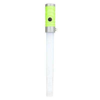 Life + Gear USB Rechargeable Glow Stick Flashlight with Safety Flash and Whistle - Green