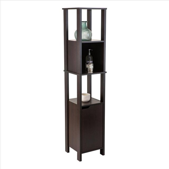 Ambassador Tall Cabinet Espresso - Organize It All