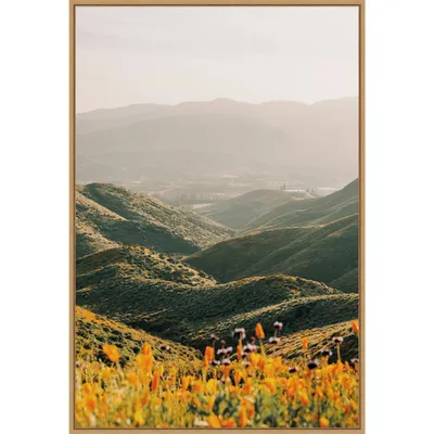 23 x 33 Palomar by Krista Broadway Framed Canvas Wall Art Print - Amanti Art: Hand-Stretched, Modern Decor