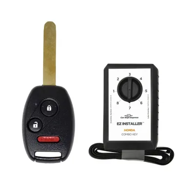 Car Keys Express Honda Simple Key HNRH-H3Z0SK: Vehicle Electronics Accessory, Radio Frequency, Black, CR1632 Battery