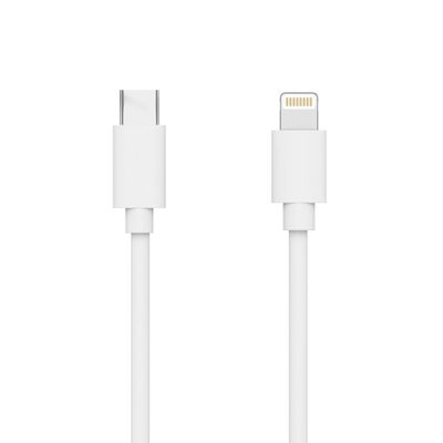 Just Wireless 4 Lightning to USB-C PVC Cable - White