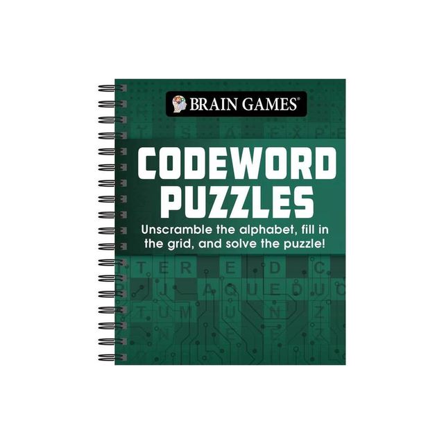 Brain Games - Codeword Puzzle - by Publications International Ltd & Brain Games (Spiral Bound)