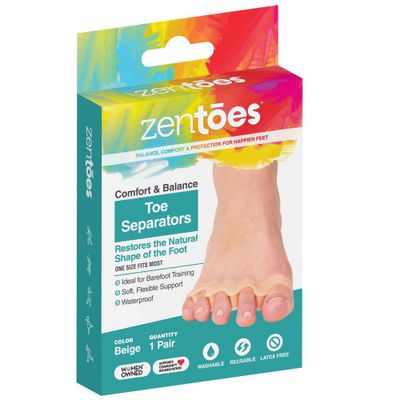 ZenToes Silicone Toe Separators for Correct Toe Alignment