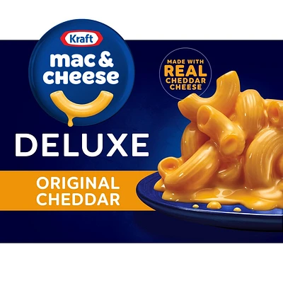 Kraft Deluxe Original Cheddar Mac and Cheese Dinner