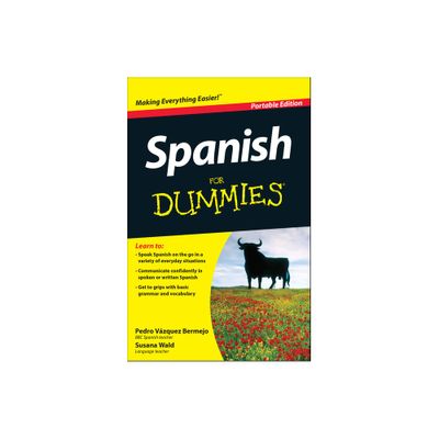 Spanish For Dummies - by Pedro Vzquez Bermejo (Paperback)