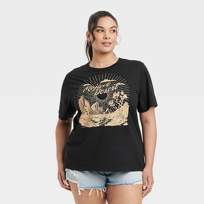 Womens Mojave Desert Short Sleeve Graphic T-Shirt