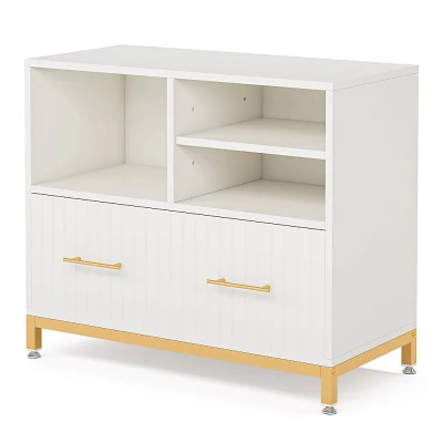 LITTLE TREE 35.4 Lateral File Cabinet White