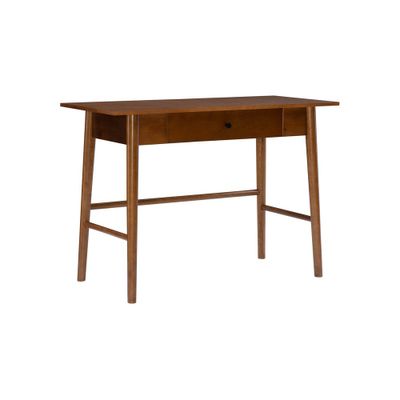 Charlotte Mid-Century Modern Desk Brown - Linon