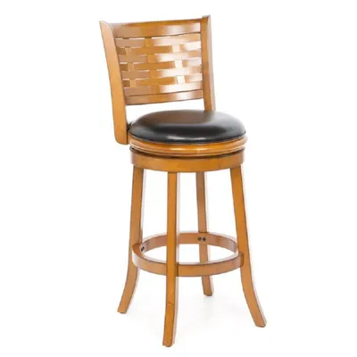 29 Sumatra Swivel Barstool - Boraam: Hardwood