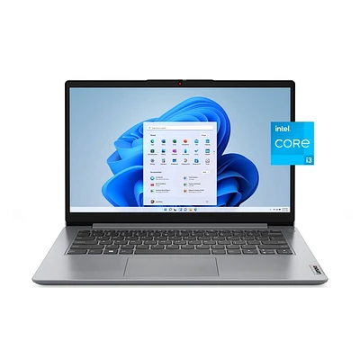 Lenovo 14 FHD Laptop - Core i3 - 8GB RAM - 256GB SSD Storage - Windows 11 - Cloud Gray (82QC006KUS)