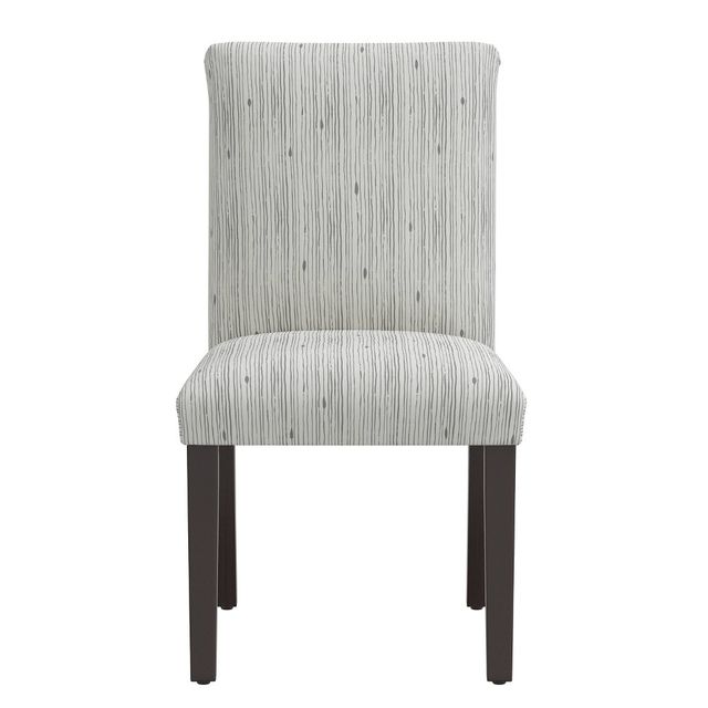 Skyline Furniture Printed Parsons Dining Chair : Linen & Cotton Blend, Armless