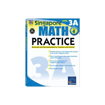 Math Practice, Grade 4 - (Singapore Math) (Paperback)