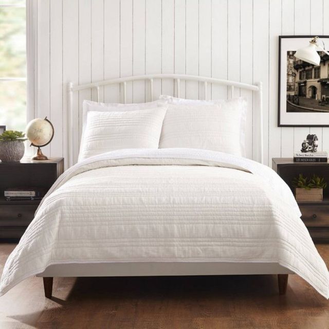 Full/Queen Atmosphere Gauze Quilt White - 1977 Dry Goods