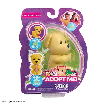 Fingerlings Adopt Me! Dog, Interactive Pet with 40+ Sounds & Reactions