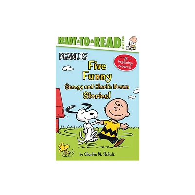 Five Funny Snoopy and Charlie Brown Stories! - (Peanuts) by Charles M Schulz (Paperback)