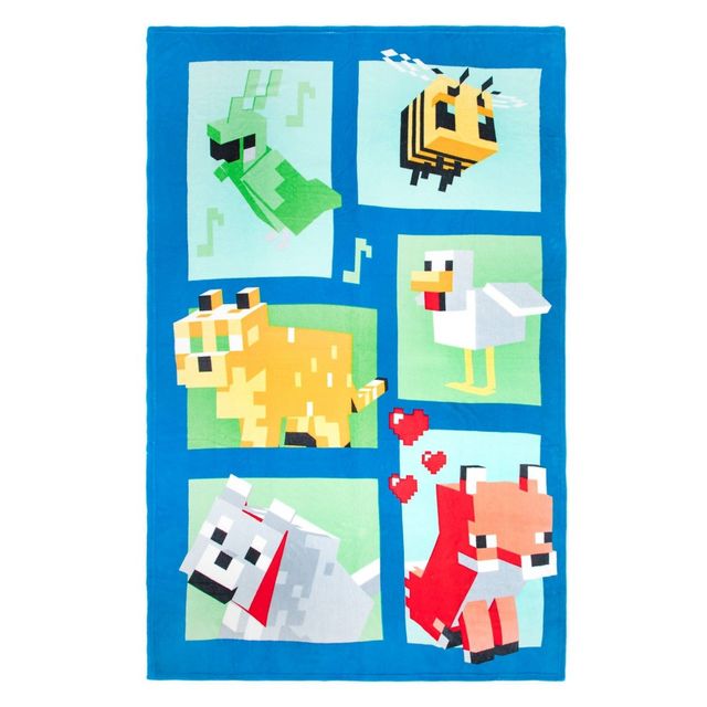 Minecraft Beautiful Day Kids Blanket