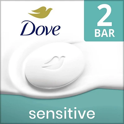 Dove Beauty Sensitive Skin Moisturizing Unscented Beauty Bar Soap