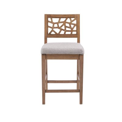 Crackle Barstool Light Gray