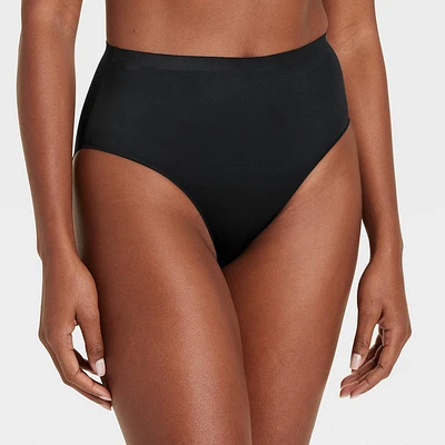 Women Luxury Collection Bonded Microfiber Brief Underwear - Auden XS: High Rie, Guet