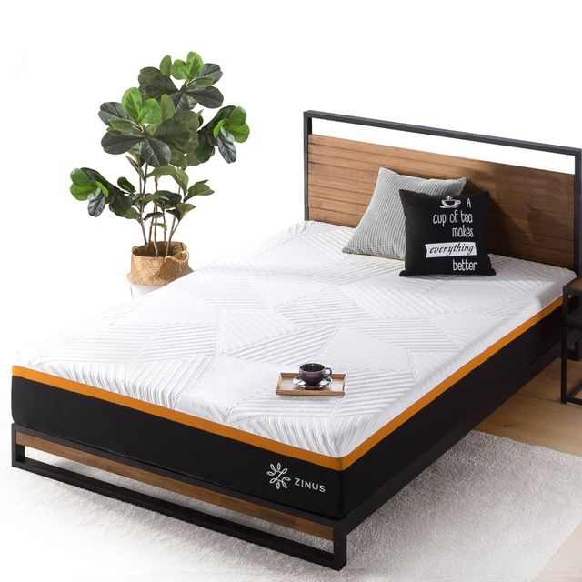 10 Adaptive Hybrid Mattress - Zinus: Medium Firm, Cooling Technology, CertiPUR-US Certified, Pocket Coils, Knit Cover