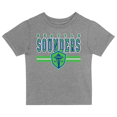 MLS Seattle Sounders Boys Gray Poly T-Shirt