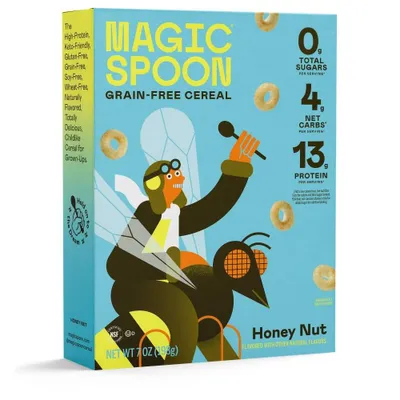 Magic Spoon Honey Nut Keto and Grain-Free Cereal - 7oz