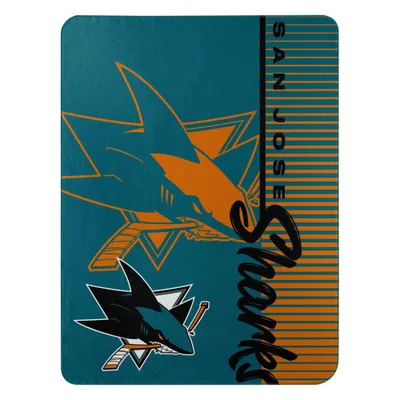 NHL San Jose Sharks Double Sided Cloud Throw Blanket