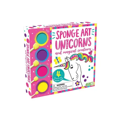 Sponge Art Unicorns and Magical Creatures - by Igloobooks (Hardcover)