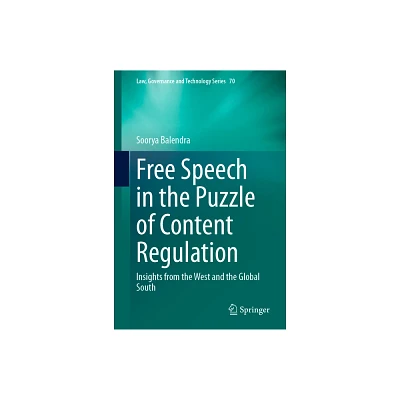 Free Speech in the Puzzle of Content Regulation - (Law, Governance and Technology) by Soorya Balendra (Hardcover)