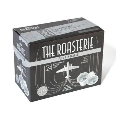 The Roasterie Full Vengeance Single Serve Dark Roast Coffee - 24ct