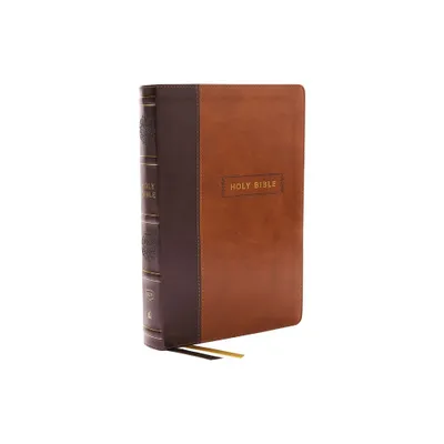 KJV Holy Bible with 73,000 Center-Column Cross References, Brown Leathersoft, Red Letter, Comfort Print (Thumb Indexed): King James Version