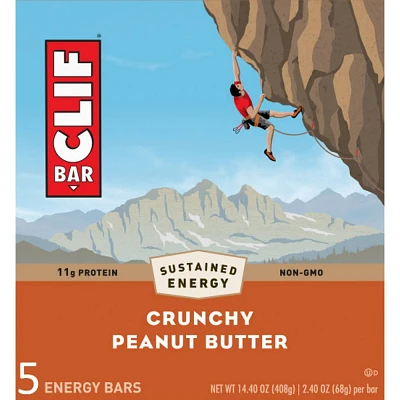 Clif Bar Crunchy Peanut Butter Bars - 12oz/5ct