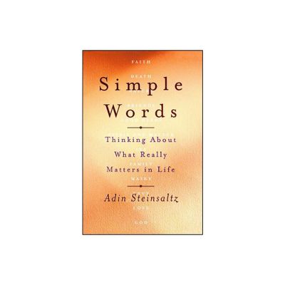 Simple Words - by Adin Steinsaltz (Paperback)