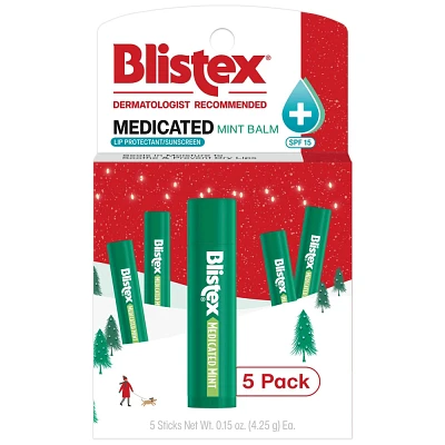 Blistex Medicated Mint Lip Balm - SPF 15 - 0.15oz