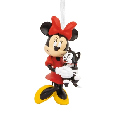 Hallmark Disney Mickey Mouse & Friends Minnie Mouse Holding Kitten Christmas Tree Ornament