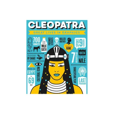 Great Lives in Graphics: Cleopatra - by Button Books (Hardcover)