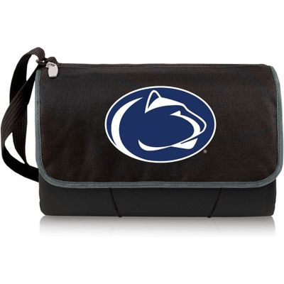 NCAA Penn State Nittany Lions Blanket Tote Outdoor Picnic Blanket - Black