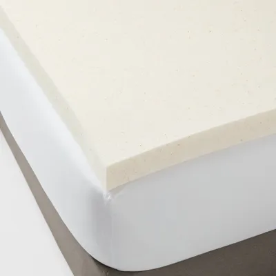 3 Performance Memory Foam Mattress Topper Beige - Threshold: CertiPUR-US, Cooling, Polyurethane