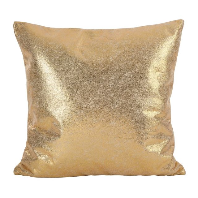 20x20 Shimmering Metallic Design Down Filled Throw Pillow