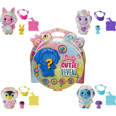 Barbie 5.5 Cutie Reveal Color Dream-Themed Pet & Accessories with 5 Surprises Including Mini Pet