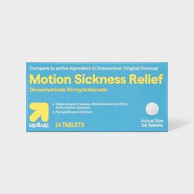 Motion Sickness Relief Tablets - 24ct - up&up